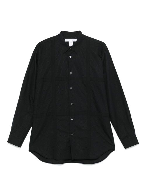 Comme Des Garçons Shirt perforated shirt - Black