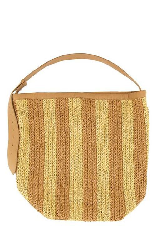 Alysi Striped Woven Shoulder Bag