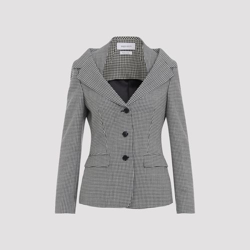 Off Shoulder Wool Jacket Harness for Women