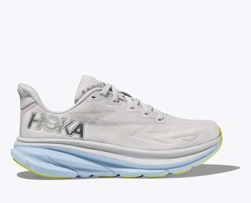 HOKA Women's Clifton 9 Shoes in Nimbus Cloud/Ice Water