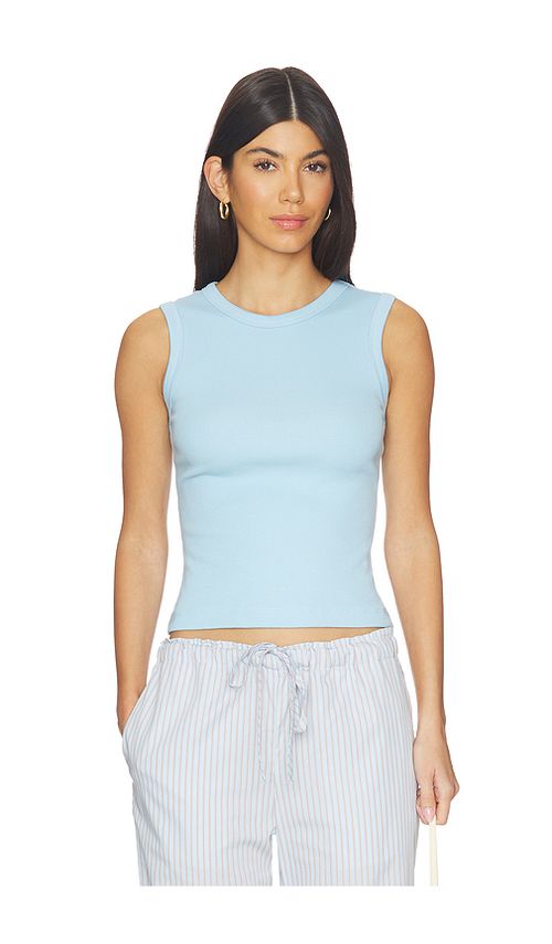 VIR VITA Mila Tank in Baby Blue. L. Also in M, S