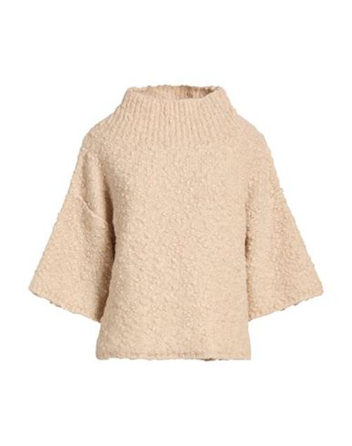 Woman Turtleneck Beige Size M Alpaca wool, Polyamide, Wool