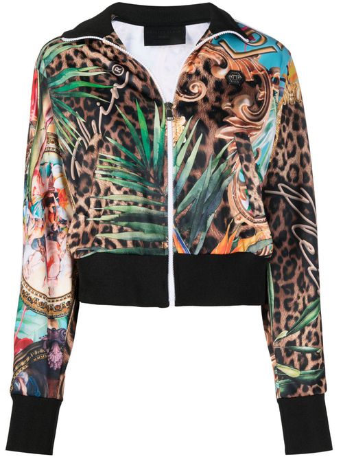 Baroque Flowers-print jacket - Multicolour