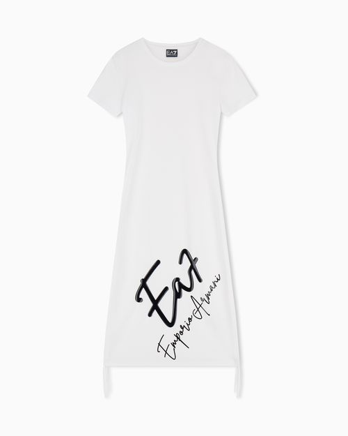 Stretch cotton jersey dress