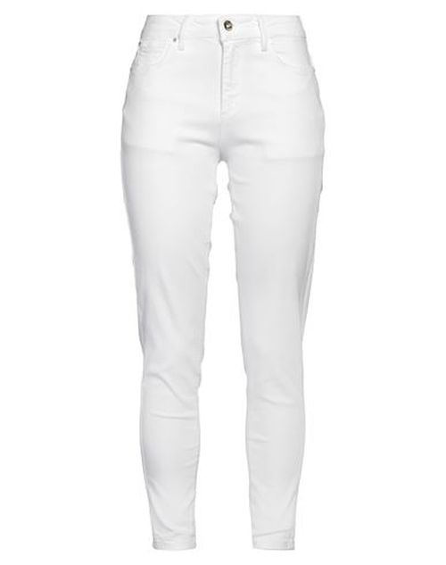 Woman Jeans White Size 27 Cotton, Viscose, Elastane