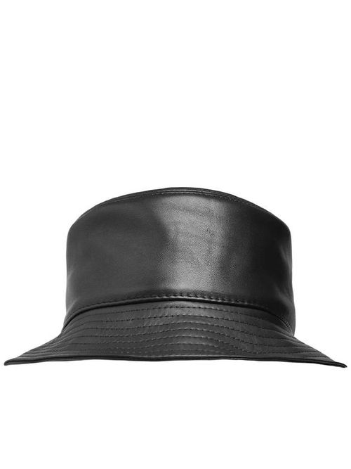 Anagram embossed fisherman hat - Brown
