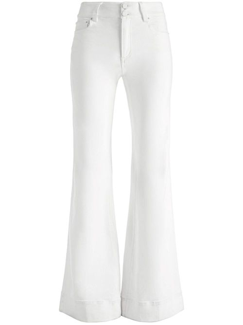 Missa wide-leg jeans - White