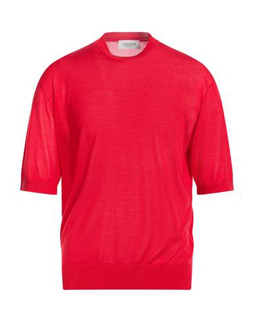 Man Sweater Red Size 40 Lyocell