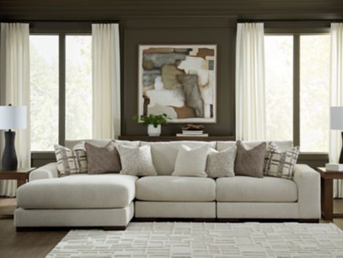 Barrelton 3-Piece Modular Sectional with Chaise, Barley
