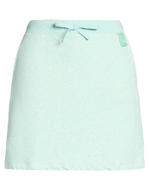 Woman Mini skirt Light green Size XS Cotton, Elastane