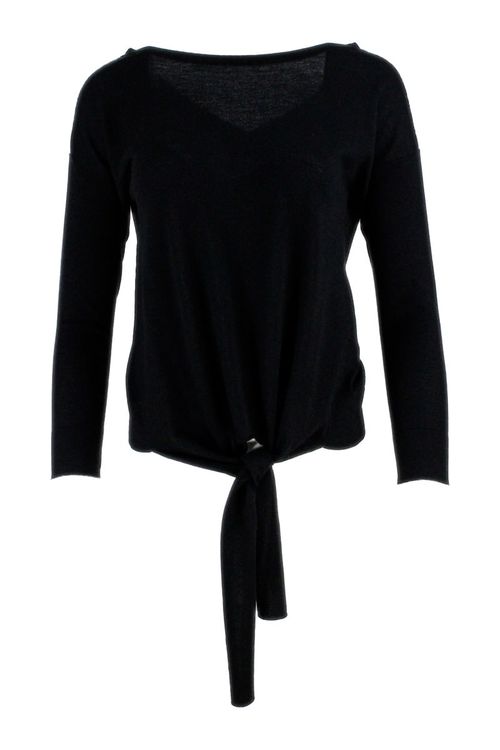 Wool Blend Sweater With Knot