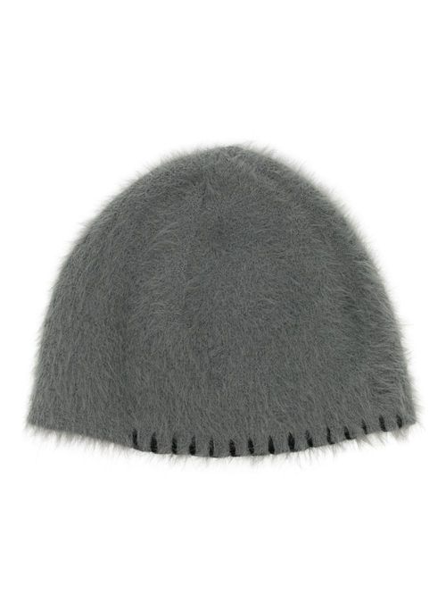 Faux-fur beanie - Grey