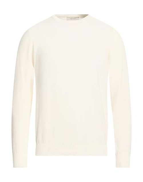 Man Sweater Off white Size 40 Cotton