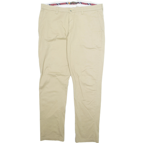 BEN SHERMAN Mens Trousers Beige Regular Tapered W