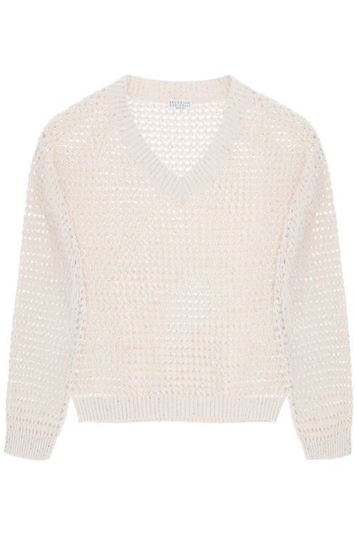 -Pullover In Cotone Dazzling Net-Donna