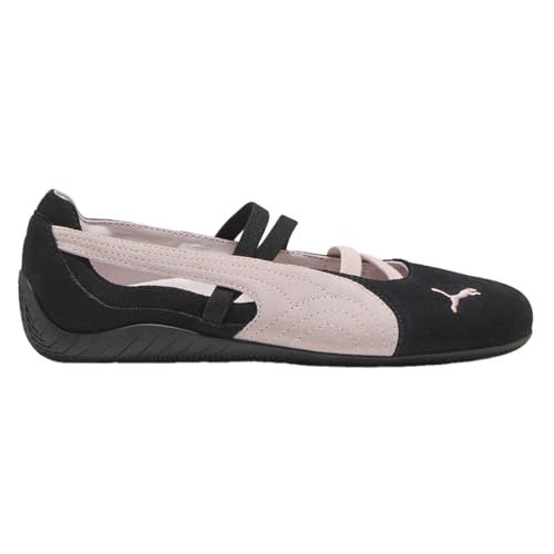 PUMA Womens Speedcat Ballet Suede Ballet Slip On Flats Casual - Black