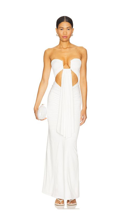 Superdown Rosy Maxi Dress in Black. L. Also in XS, XXS, S