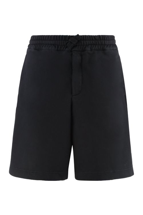Cotton Shorts with Back Flat Pockets