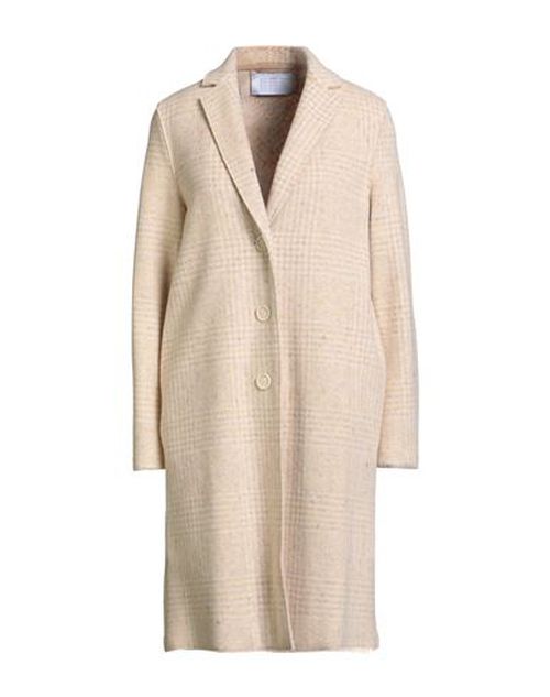Woman Coat Pastel yellow Size 10 Wool, Silk, Cotton, Viscose