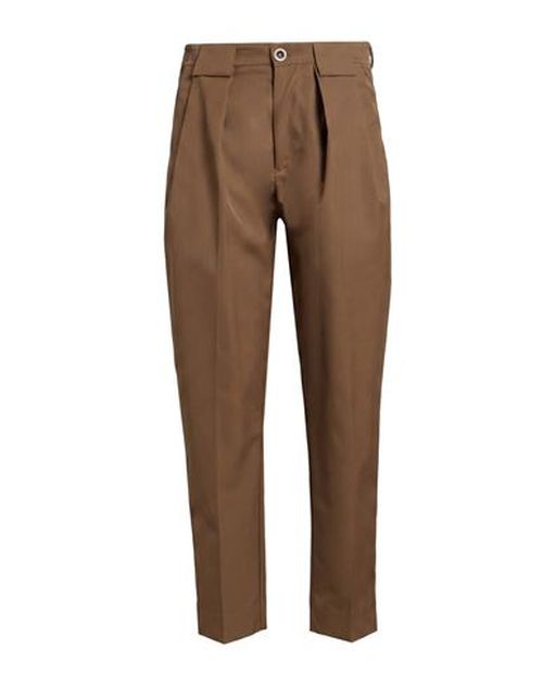 Man Pants Khaki Size 28 Virgin Wool, Polyester