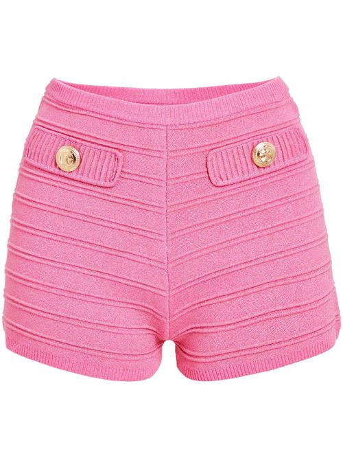 Sandra ribbed knit shorts - Pink