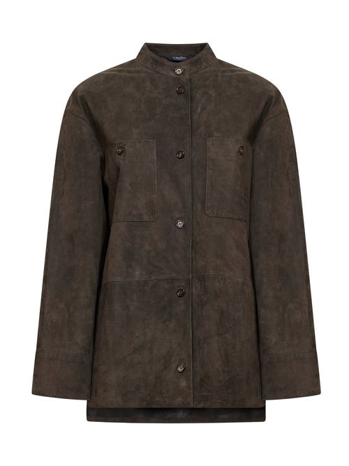| Green suede leather SMMELODIA midi jacket |  | 44