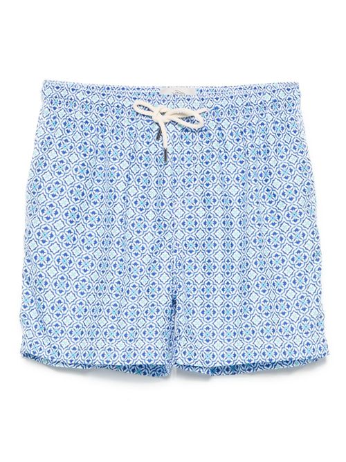 Patterned swim shorts - Blue