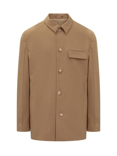 Brown Regular Solid Shirt