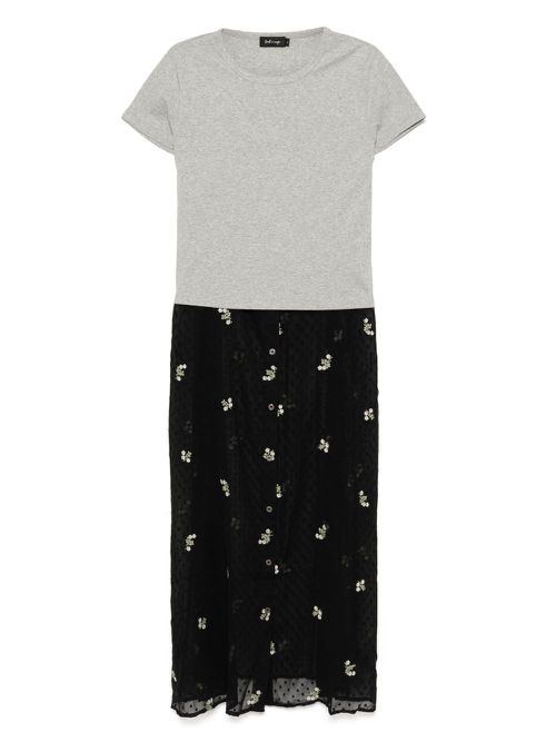 Tout a coup T-shirt dress - Grey