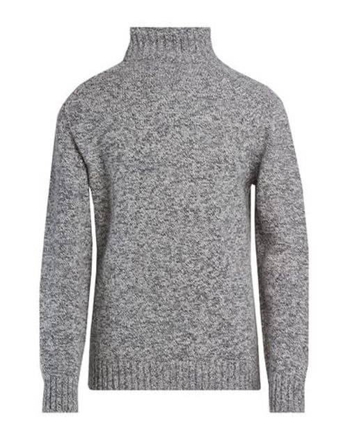 Man Turtleneck Grey Size 42 Polyamide, Wool, Viscose, Alpaca wool, Cashmere