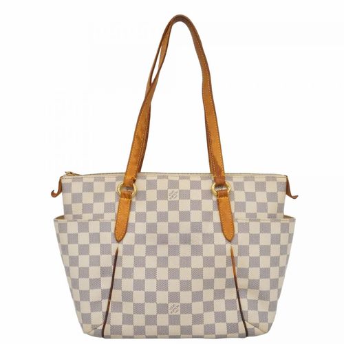 Louis Vuitton White Tote Bag Pre-Owned