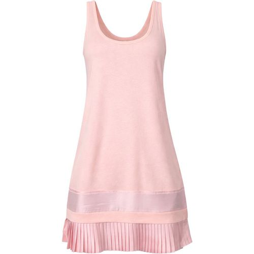 Puma x Rihanna Fenty Pleated Hem Womens Pink Tank Top Cotton - Sma