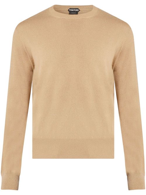 Knitted cashmere jumper - Neutrals
