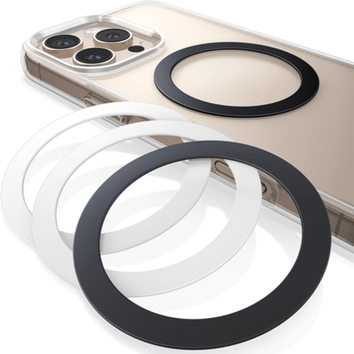 Strong Magnetic Ring 4 PCS - For MagSafe Sticker Ring, Compatible With MagSafe Magnetic Wireless Charger Case Compatible With IPhone 17 16 15 14 Pro