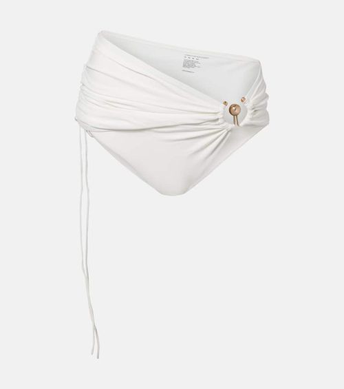 Orbit ruched bikini bottoms