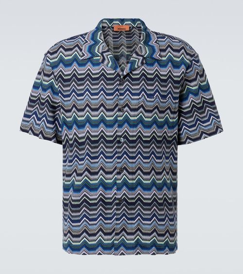 Zigzag cotton shirt