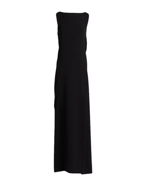 Woman Maxi dress Black Size 4 Triacetate, Polyester