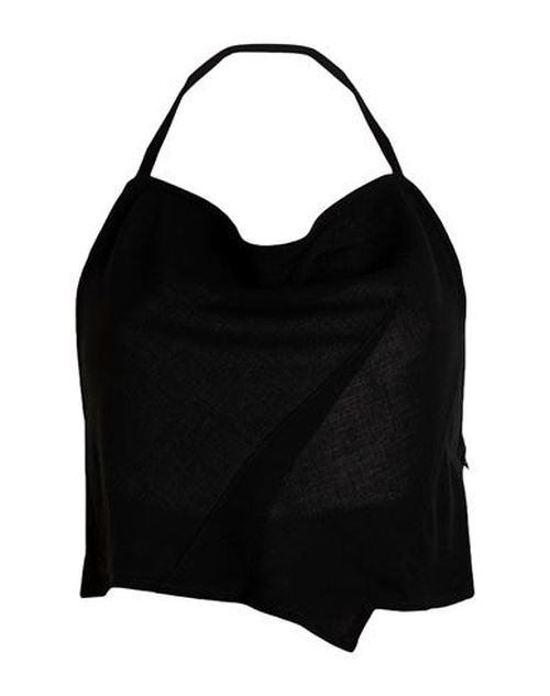 Woman Top Black Size 4 Viscose, Virgin Wool