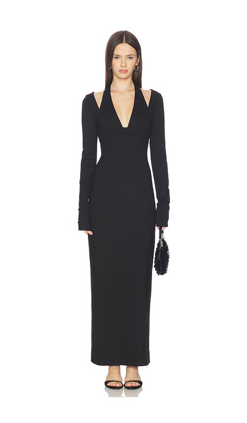 Lovers and Friends Ainsley Maxi Dress in Black. L. Also in M, S, XL