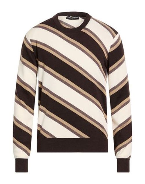 Man Sweater Dark brown Size 36 Cashmere, Silk