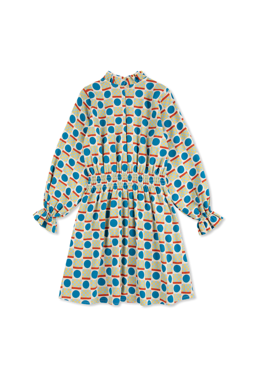 Patterned Dress, Unisex, Green