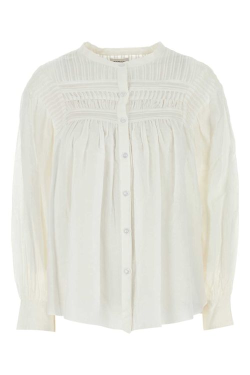 White cotton Plalia blouse