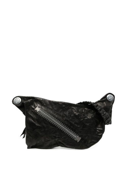 Passager Crasse Pouille leather bag - Black