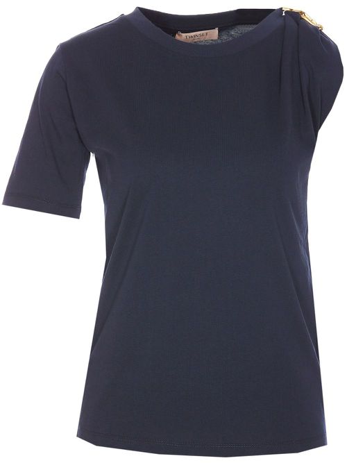Asymmetric T-shirt - Blue