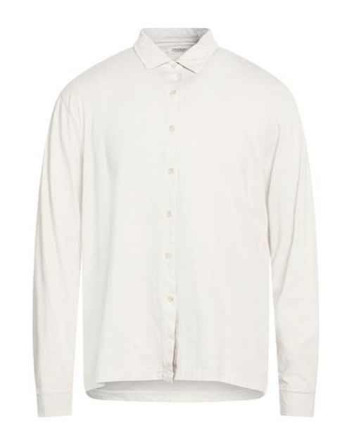 Man Shirt Light grey Size L Cotton