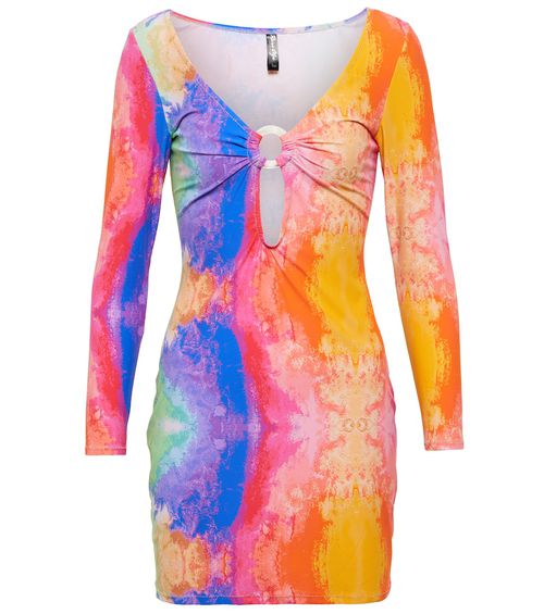 Exclusive to Mytheresa - Duke printed cutout minidress