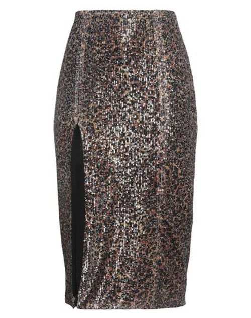 Woman Midi skirt Ocher
