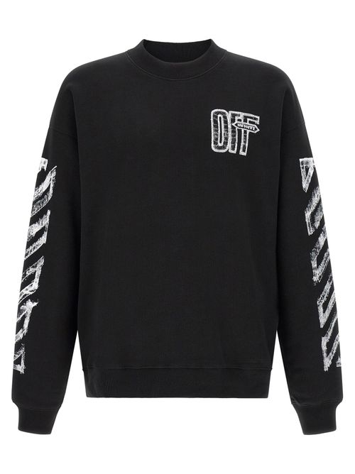 Motion Arrow Graphic Sweatshirt — Black