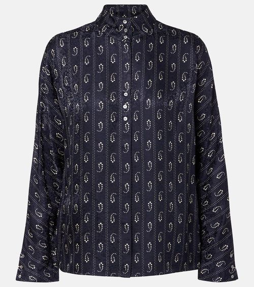 Paisley jacquard shirt