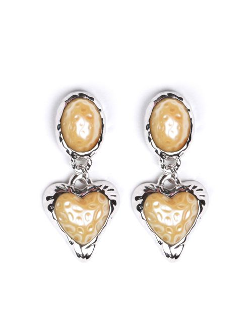 Night Fever clip-on earrings - Silver